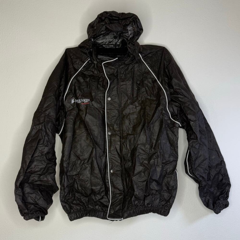 Frogg Toggs Outwear Motorcycle Riding Suit Gear in Carry Bag Black Size Small